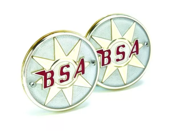 Bsa Bantam B40 A65 Tankabzeichen Ein Paar Neu 41-8004