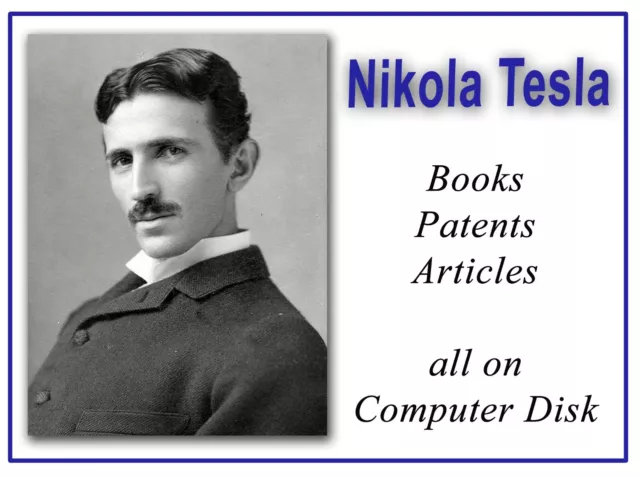 Rare Vintage Books Nikola Tesla on DVD my Coil Inventions Patents Biography 279 2