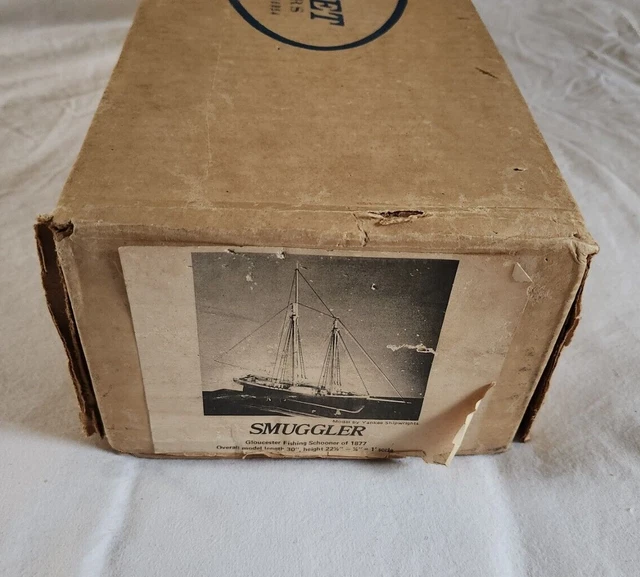 MODEL BLUE JACKET Ship crafters Smuggler Glouster Fishing Schooner 1877