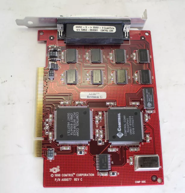 Comtrol 95850-5 - 9581-8 Quad/Octa 5850-075692 A10077 Rev G Carte