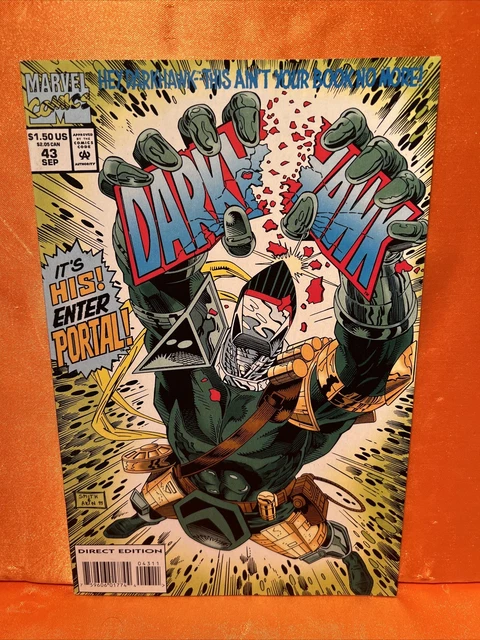 Darkhawk #43 Comic Marvel 1994 Portal Low Print Run Danny Fingeroth Tod Smith