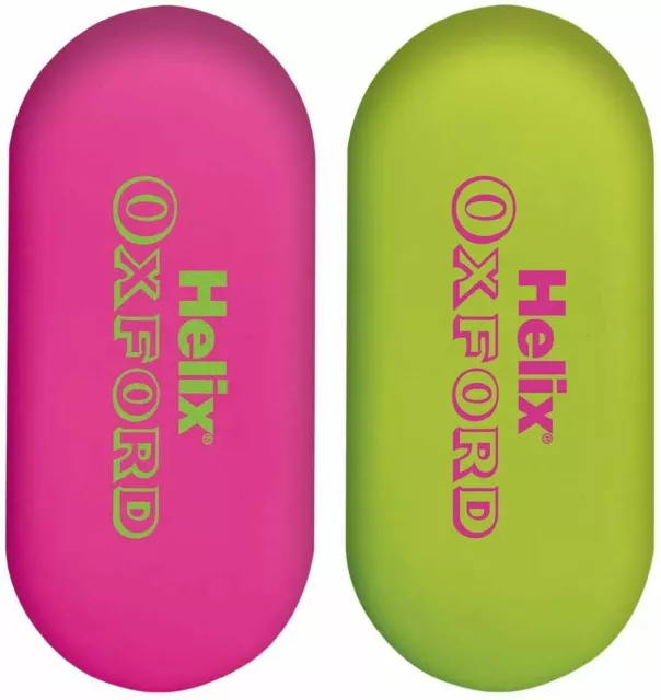 HELIX OXFORD Erasers e RUBBER Pencil School Draw STATIONERY Erase D UK