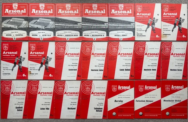 arsenal-fc-1960s-home-football-programme-collection-memorabilia-bundle
