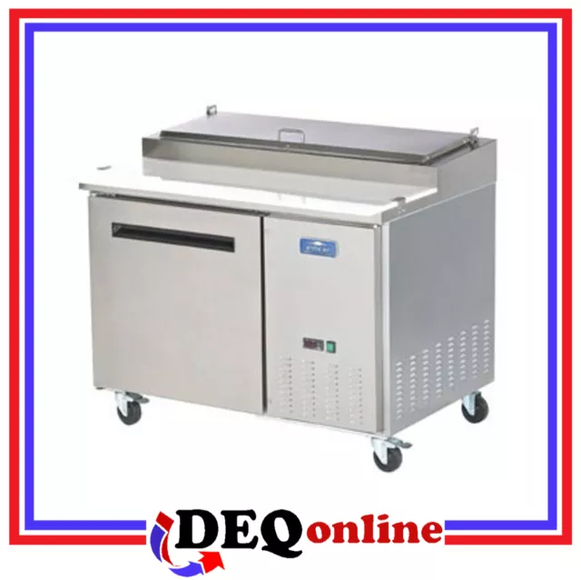 Arctic Air APP48R Single Door Refrigerated Pizza Prep Table Holds 6 Pans