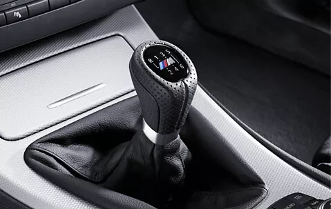 BMW Genuine M Gear Shift Knob+Gaiter Leather Black E90 3 Series 25118036629