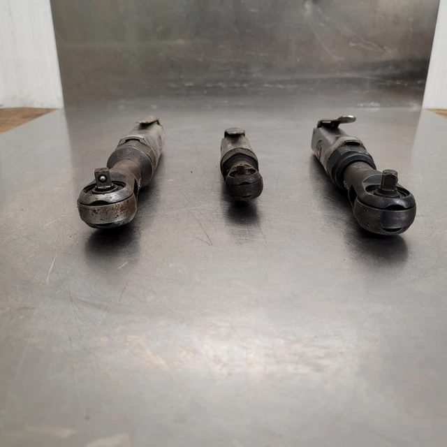 Set Of 3 Air Ratchet Drivers 1 Craftsman 3/8", 2 Ingersoll-Rand 1/4" & 3/8" 5