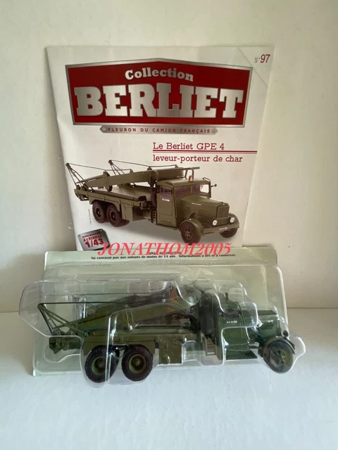 CAMION TRUCK BERLIET VTC TRANSPORT CHARGE NUCLEAIRE 1/43 Neuf en boite A12