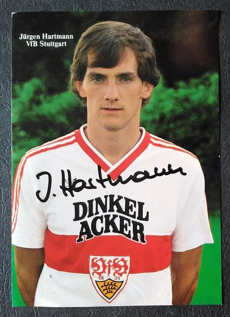 Carte Autographe Originale – Asgeir Sigurvinsson – VfB Stuttgart – Islande