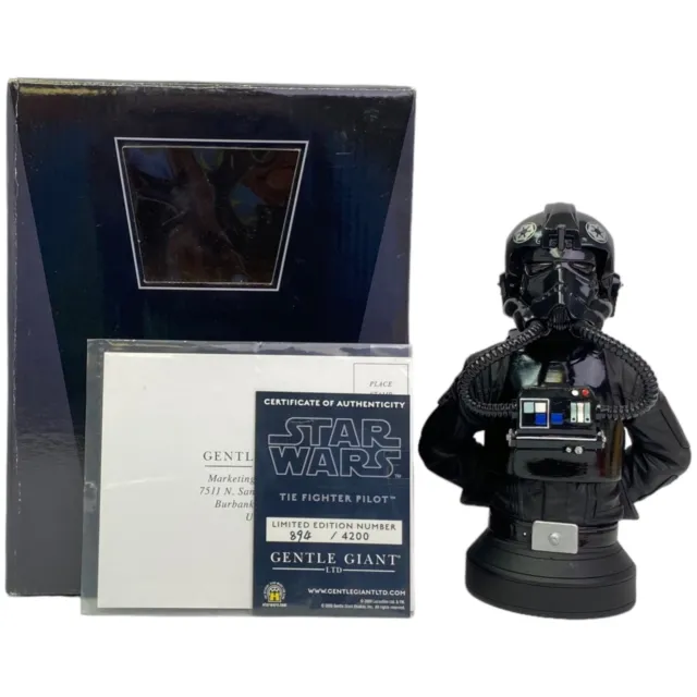 Star Wars Tie Fighter Pilot Collectible Mini Bust Gentle Giant