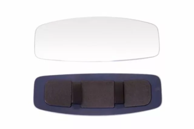 Panoramic Blind Spot Interior Rear View Mirror Clip On Rectangular Shape