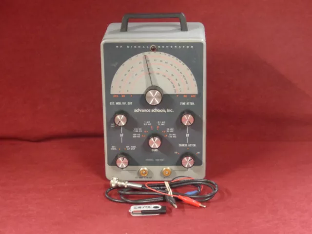 Heathkit IG-102 RF Signal Generator, fully restored, calibrated, with Extras!