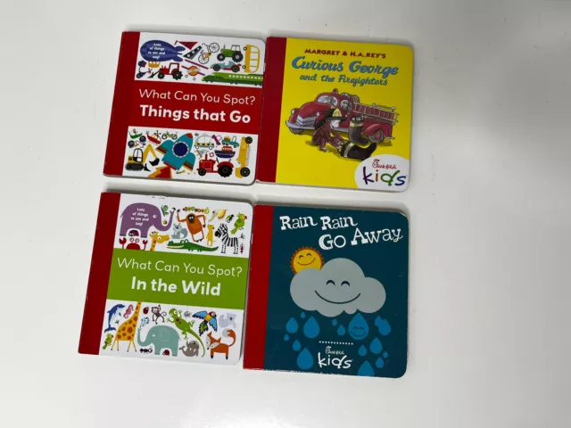 Lot of 4 Assorted CHICK-FIL-A Kids Mini Reading Board Books