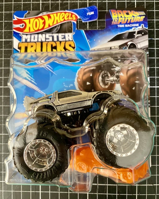 2024 HOT WHEELS MONSTER TRUCK BACK TO THE FUTURE TIME MACHINE RARE