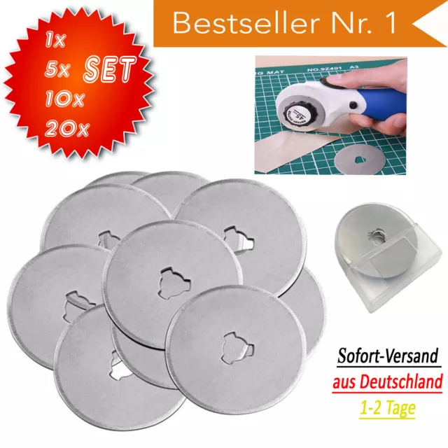 ▀ 45 mm Ersatzklingen Rundklingen für Rollschneider Rollmesser Prym Fiskar Dafa▀