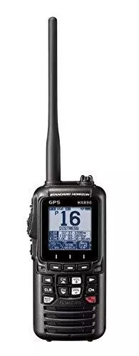 Standard Horizon HX890BK Vhf-hh, 6 Watt, W/gps&fm Rcvr, Black