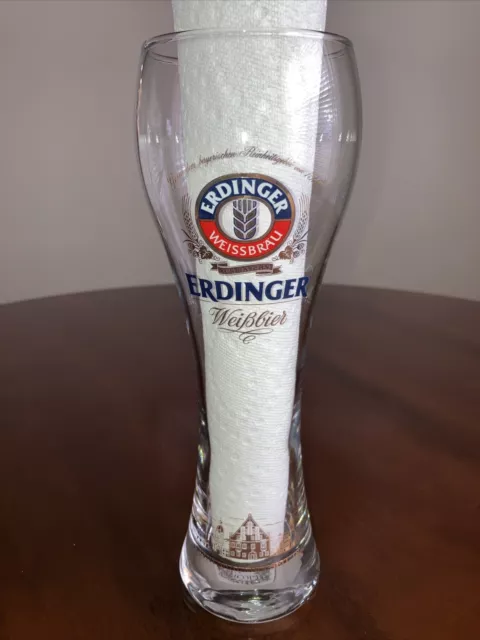 ERDINGER Weissbrau WeibBier .5L 10" German Pilsner Beer Glass