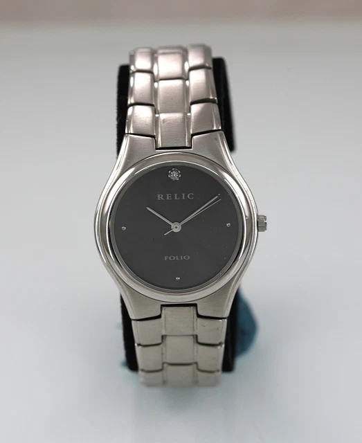 Montre Élégante FONTENAY Pour Femme - Cadran, Boîtier Et Bracelet Gris Argenté (Occasion TB)