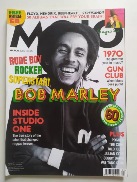 MOJO Magazine Number 136 March 2005 Bob Marley NO FREE CD