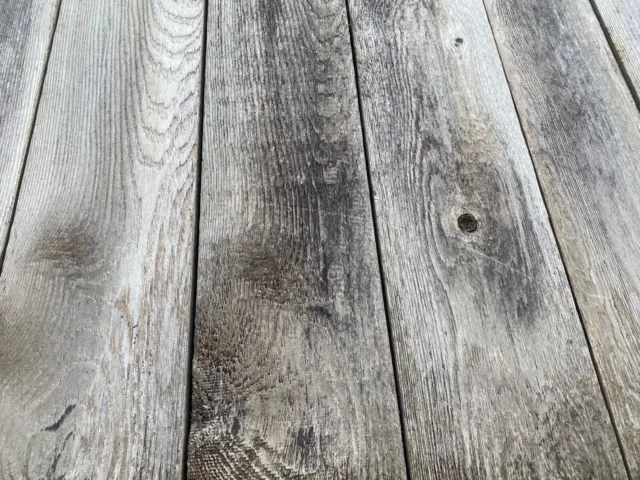 4 - 24" Pieces Weathered Barn Wood Fence Boards Reclaimed Old Board Planks 3/4"