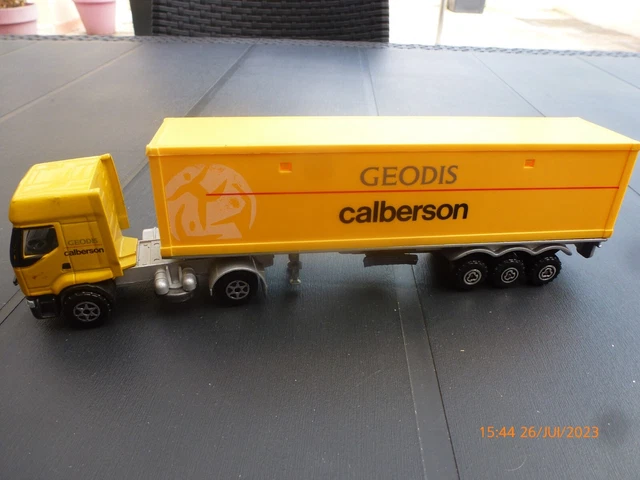 Semi-remorque Calberson – Réalisation Artisanale 1/43 Sur Base Solido – Occasion