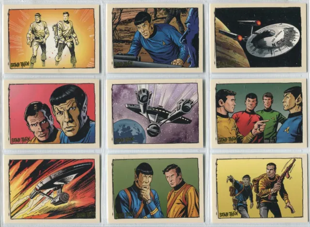 Star Trek TOS Quotable Comic Books Set of 9 GOLD KEY Chase Cards (GK1-GK9)
