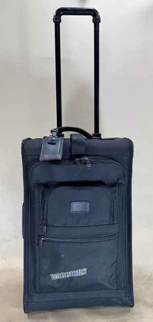 Preowned TUMI USA Black Ballistic Nylon 22" Wheeled Upright Carry On Suitcase