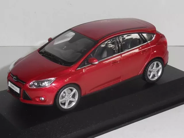 Minichamps  FOR 403 080303 ,FORD  FOCUS MK3 5door 2010 - in METALLIC RED , NEW.