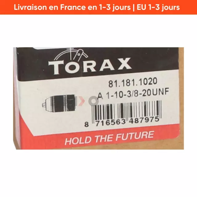 Torax 81.181.1020 Keyless Drill Chuck 1-10mm New NFP 2