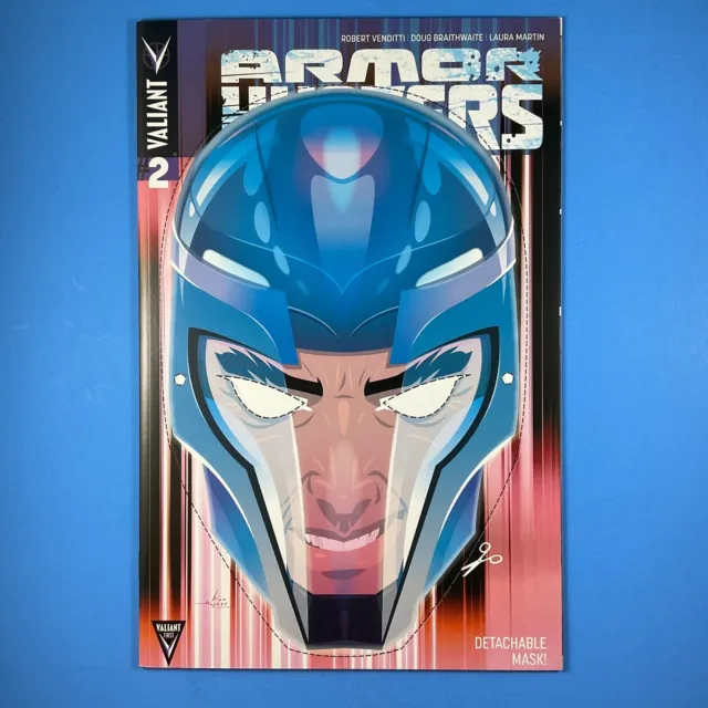 Armor Hunters #2 Rian Hughes Mask Variant Cover VALIANT COMICS 2014