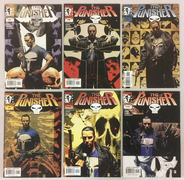 Punisher # 4 6 7 8 10 12 (2000) Vol 5 lot of 6 Comics VF/NM (8.0/9.0)