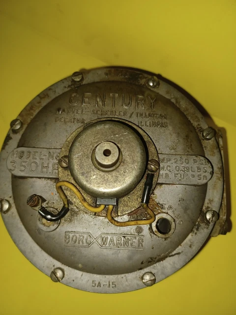 Model M6 350 H.p. Century Rebuilt Vaporizer