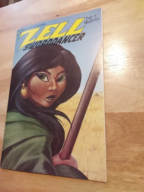 Zell Sworddancer #1 (1986) 9.0 VF/NM -Usagi Yojimbo Cartoon Ad on Back Cover!
