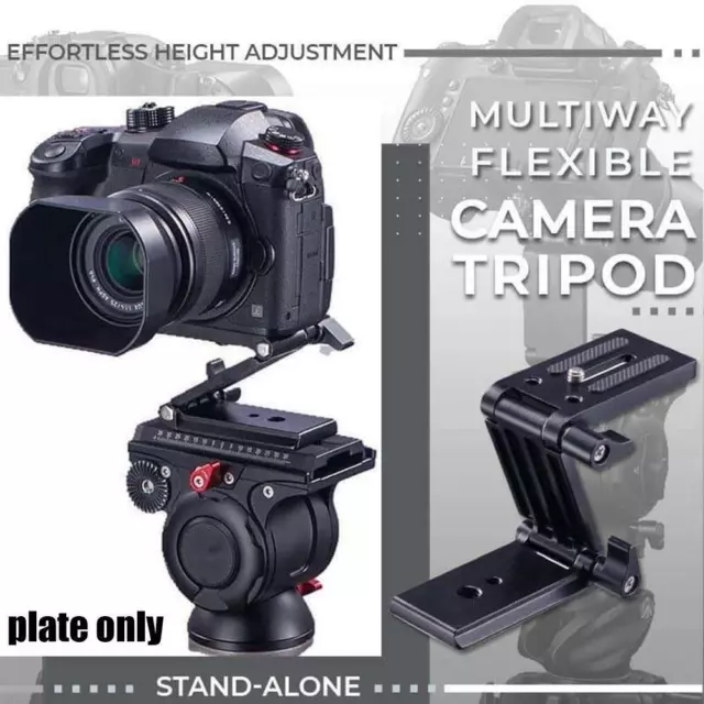 Supporto treppiede fotocamera flessibile multiway adattatore montaggio alluminio per fotografia K3