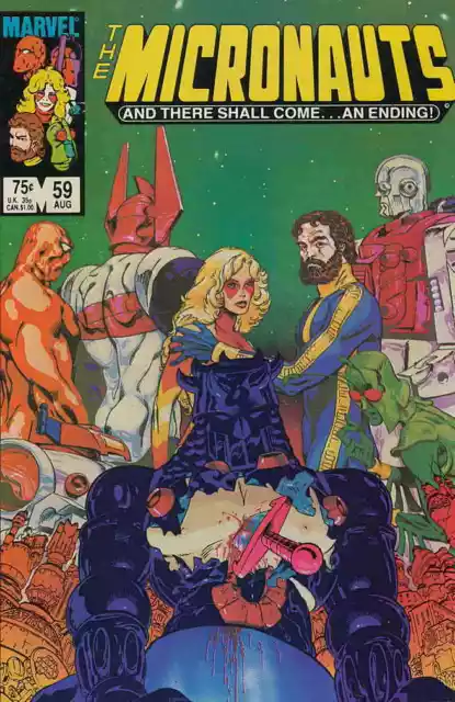 Micronauts #59 Last Issue Marvel Comics August Aug 1984 (VFNM)