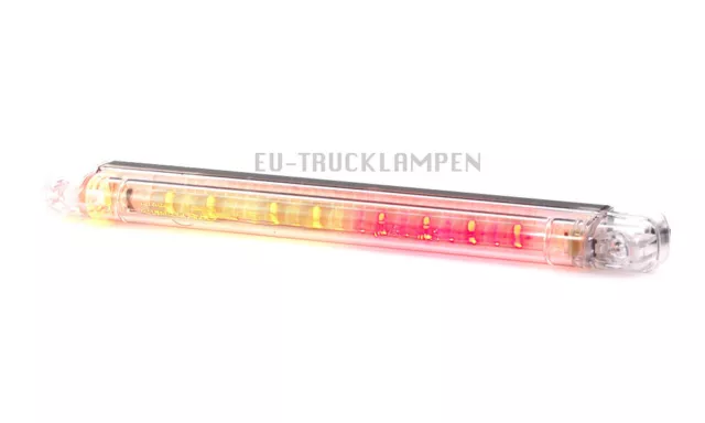 2 x LED RÜCKLEUCHTEN - UNI 12/24 V - SUPERSCHMAL 237 x 20,5 mm