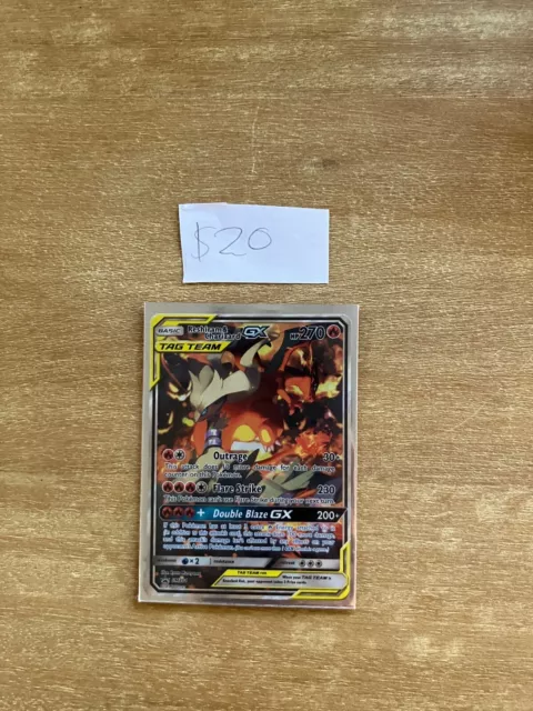 Pokemon Card - Reshiram & Charizard GX - SM 201