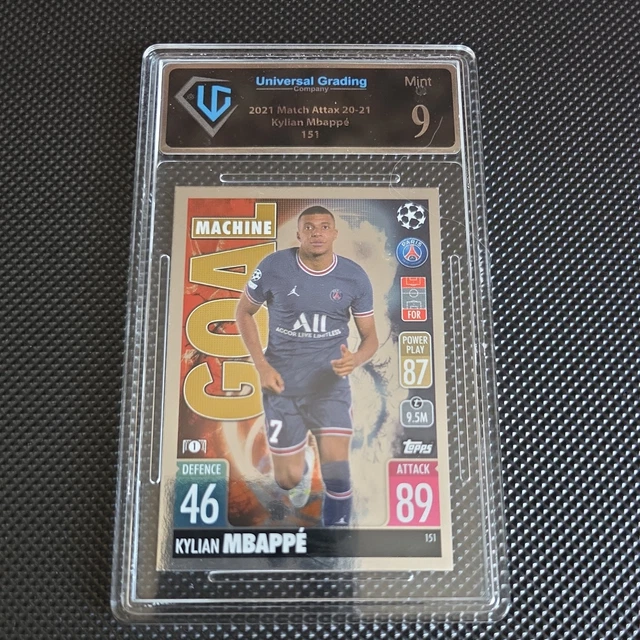 TOPPS MATCH ATTAX 2024/25 kylian mbappè chrome pro elite shield card Real Madrid $20.00