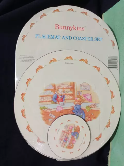 Royal Doulton. Bunnykins. Unopened Placemat & Coaster Set. Made In England.