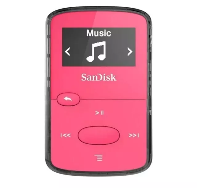 SanDisk Sansa Clip Jam 8GB MP3 Player mit FM Radio, SDMX26-008G-G46P in Pink