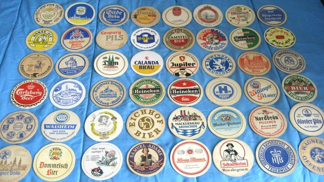 LOT DE 110 SOUS BOCK Bières THE AMERICAN CLUB HONG KONG VERS 1970