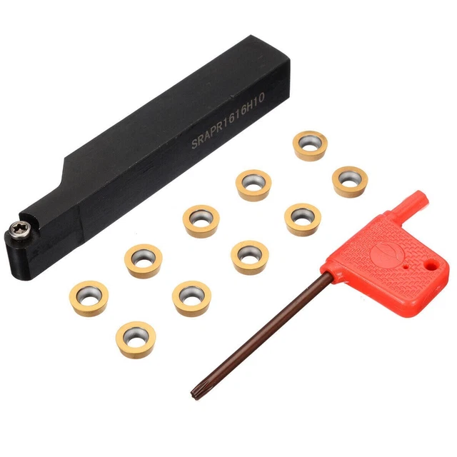 Lot De 10 Plaquettes Carbure De Tournage - Modèle RPMT08T2 - Pour Acier, Fonte, Inox, Aluminium