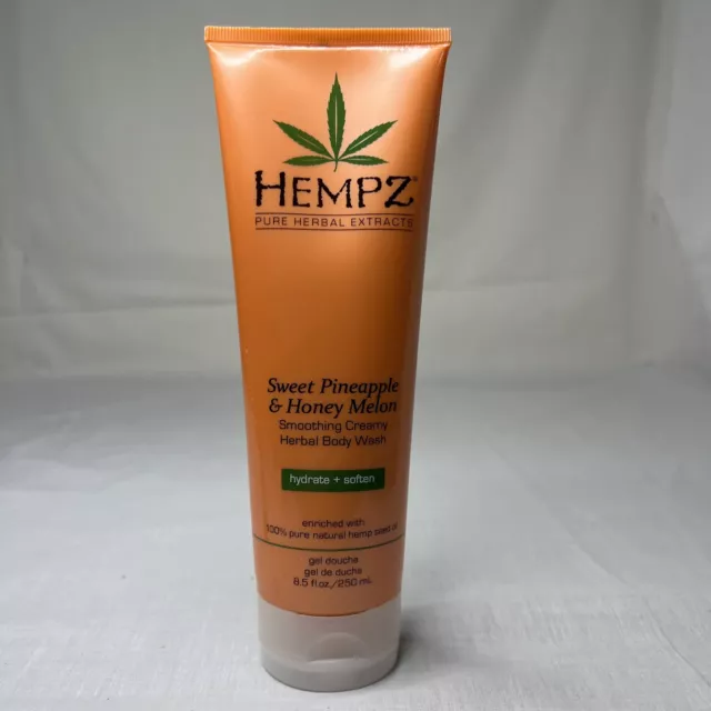 2x Sweet Pineapple and Honey Melon Herbal Body Wash by Hempz Unisex 8.5 oz