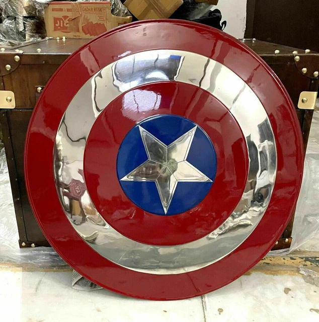 MEDIEVAL CAPTAIN AMERICA Shield-Metal Prop Replica, Marvel captain ...