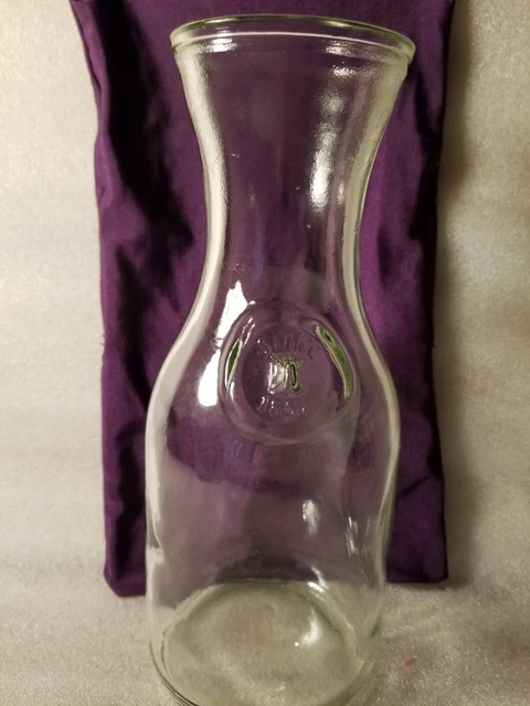VTG Rare Paul Masson "Since 1852" Glass Milk Bottle Carafe Collector Series 1995
