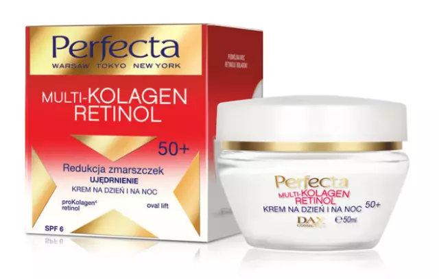 DAX Perfecta 50ml Multi Collagen Retinol Anti Falten Tag/Nacht 50+