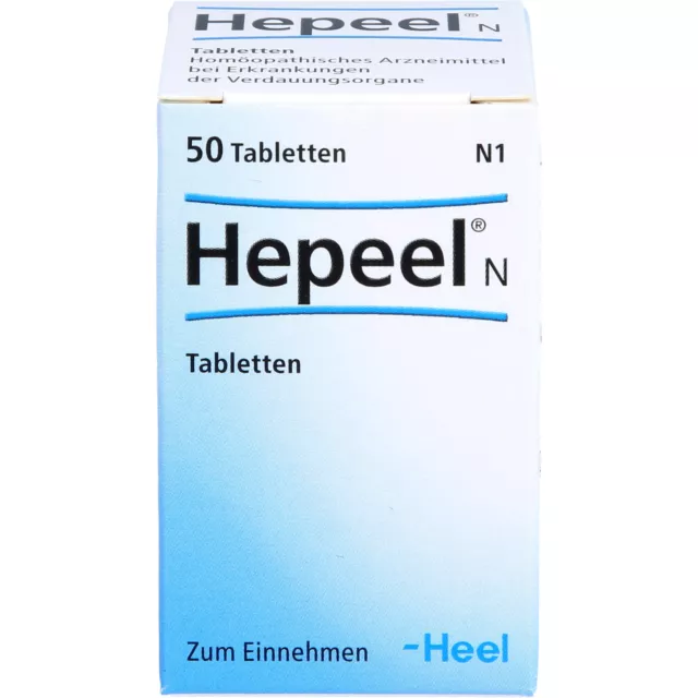 Hepeel N Tabletten bei Erkrankungen der Verdauungsorga, 50 St. Tabletten 3649830