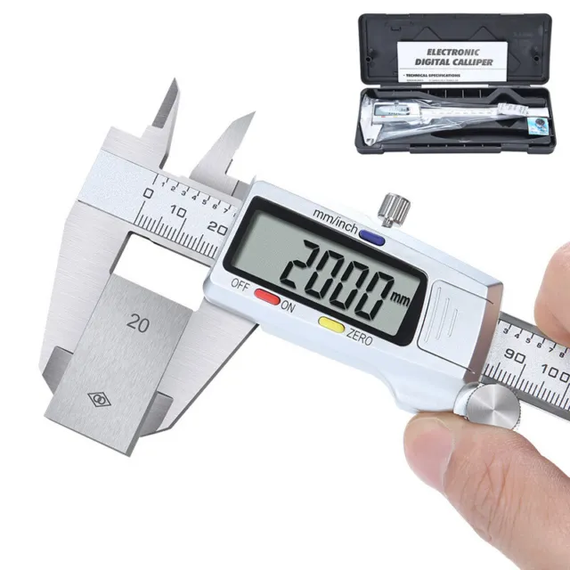 NEW Stainless Steel 150mm Digital Caliper Vernier LCD Gauge Micrometer Measuring