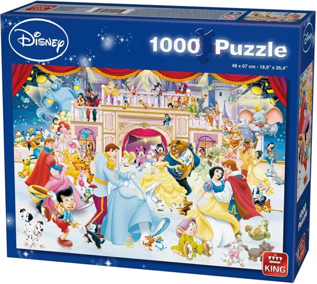 King - Disney Holiday on Ice 1000-teiliges Puzzle - brandneu & versiegelt