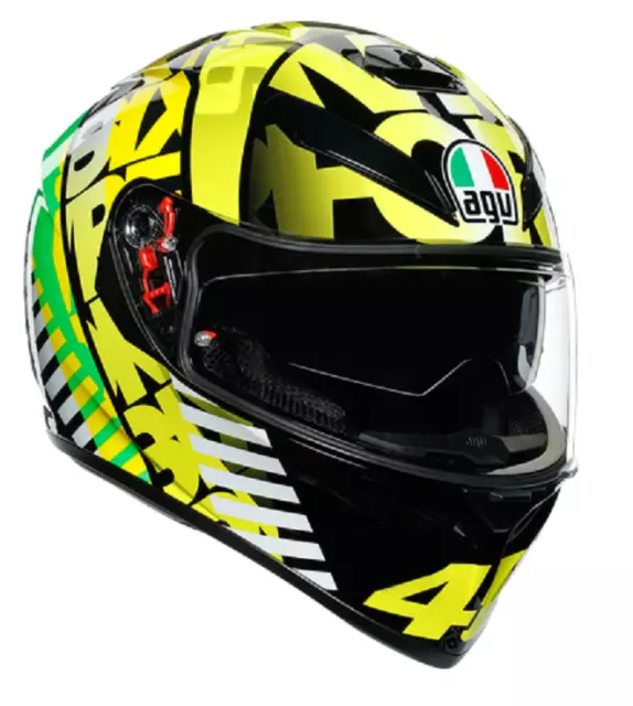 Casco integrale moto Agv K-3 K3 Sv Valentino Rossi Tribe 46 taglia XL