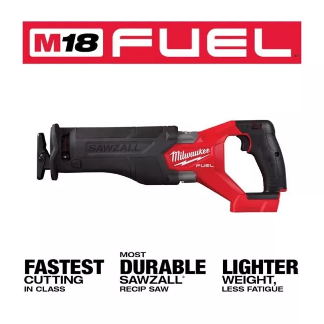 NEW IN BOX Milwaukee 2821-20 M18 Gen 2 FUEL SAWZALL Reciprocating Saw, Bare Tool